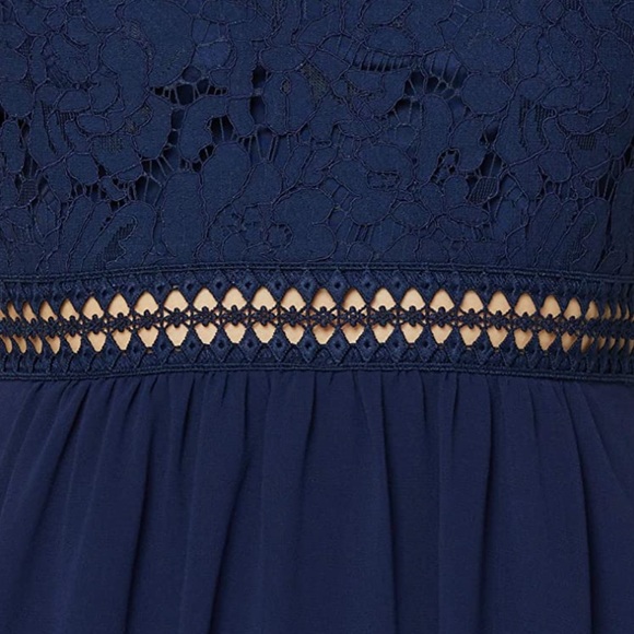 NWT Truth & Fable Lace Trim Purple Dress Size M - Picture 5 of 5